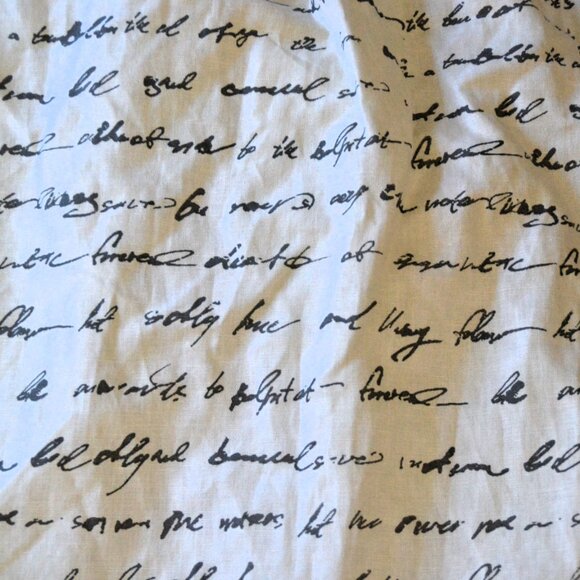 Restoration Hardware RH Curtain Drape Panel 50% Linen/50% Cotton Ivory/Gray - Picture 7 of 8